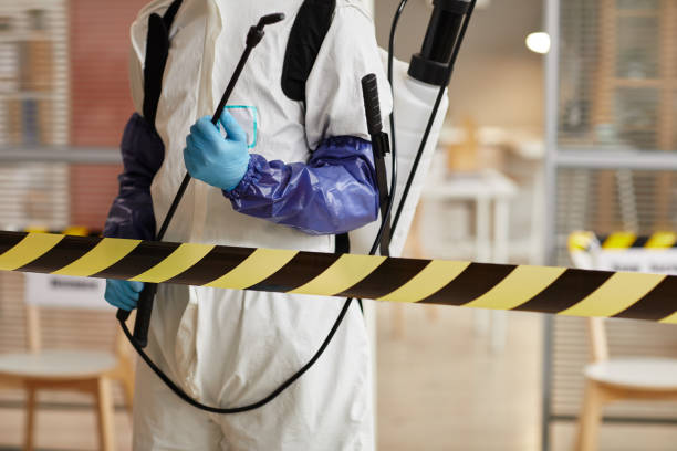 Professional Sewage Cleanup technician working in Doerun, GA